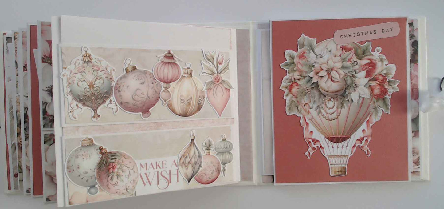 Photo Mini Album 6.5x6.5 inches for Preserving Memories and Keepsakes - RINA CRAFT CREATIONS