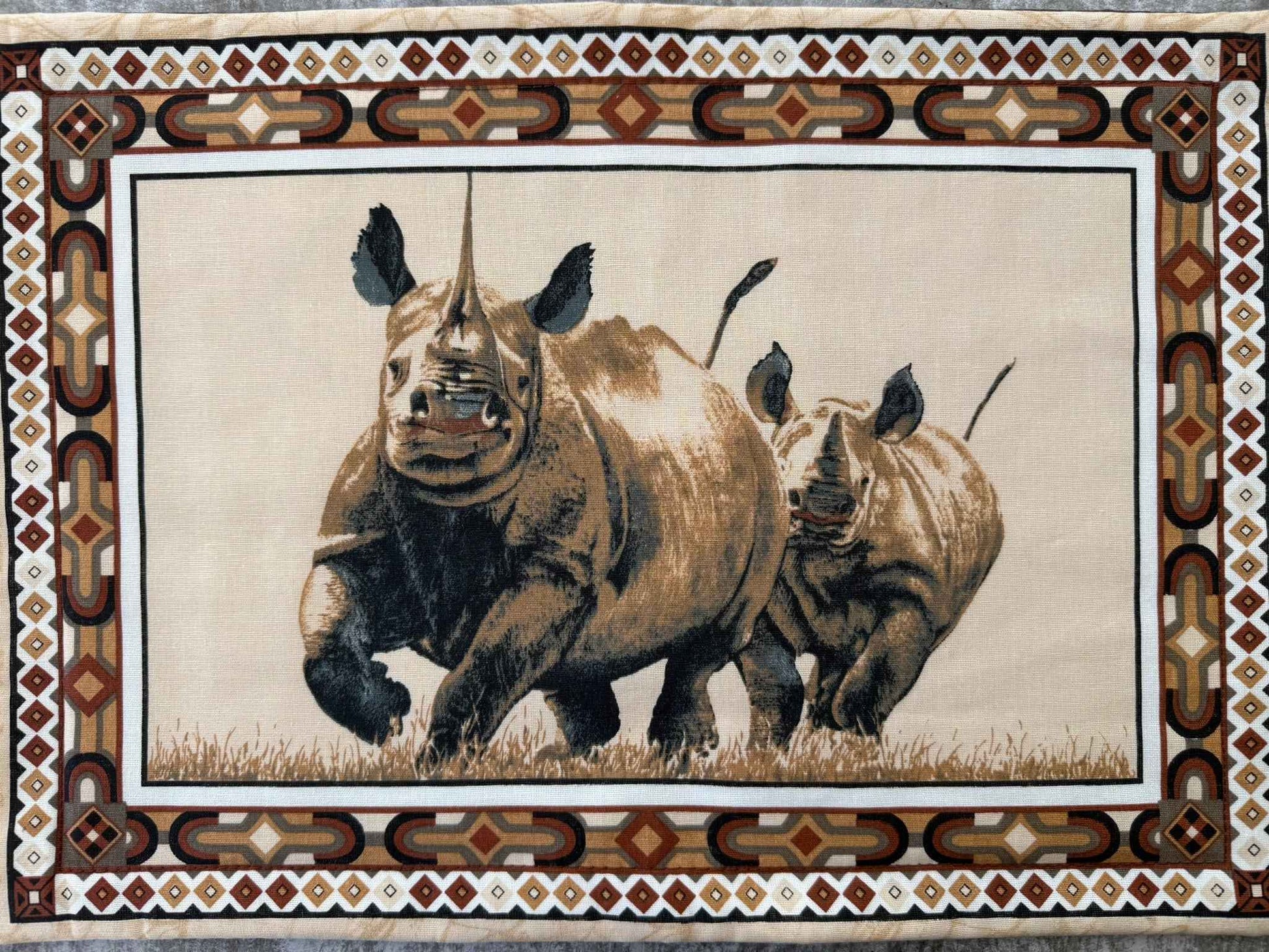 African Animals Placemat – Majestic Wildlife Design