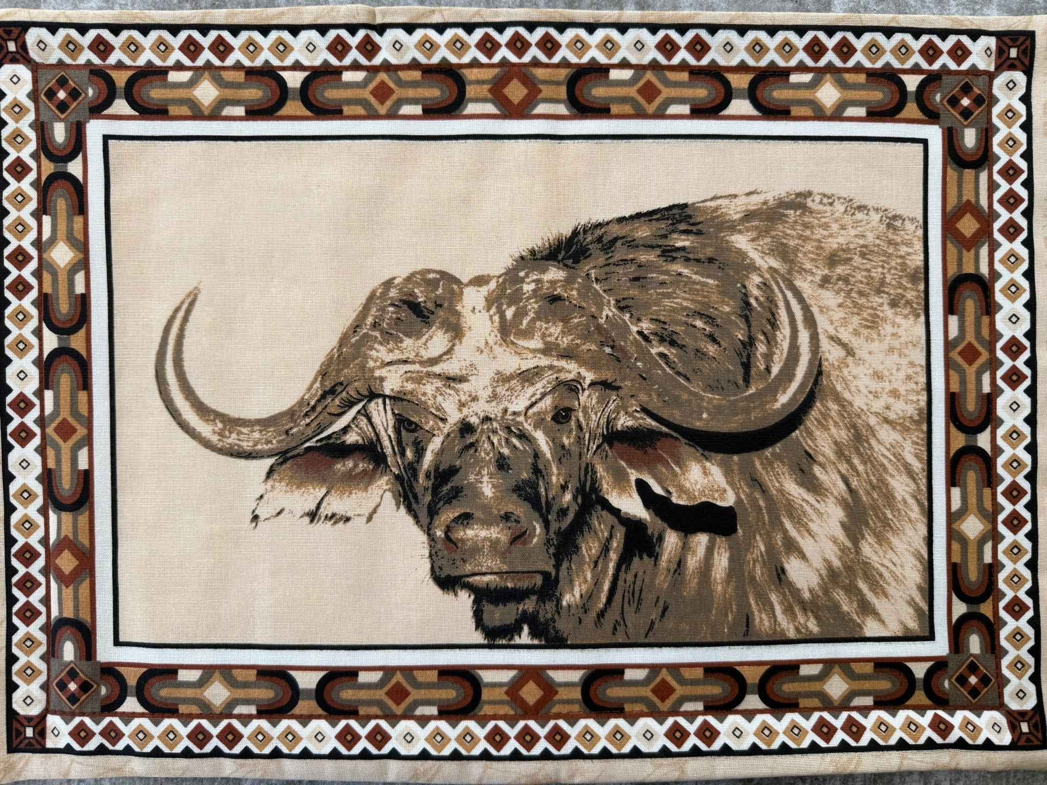 African Animals Placemat – Majestic Wildlife Design