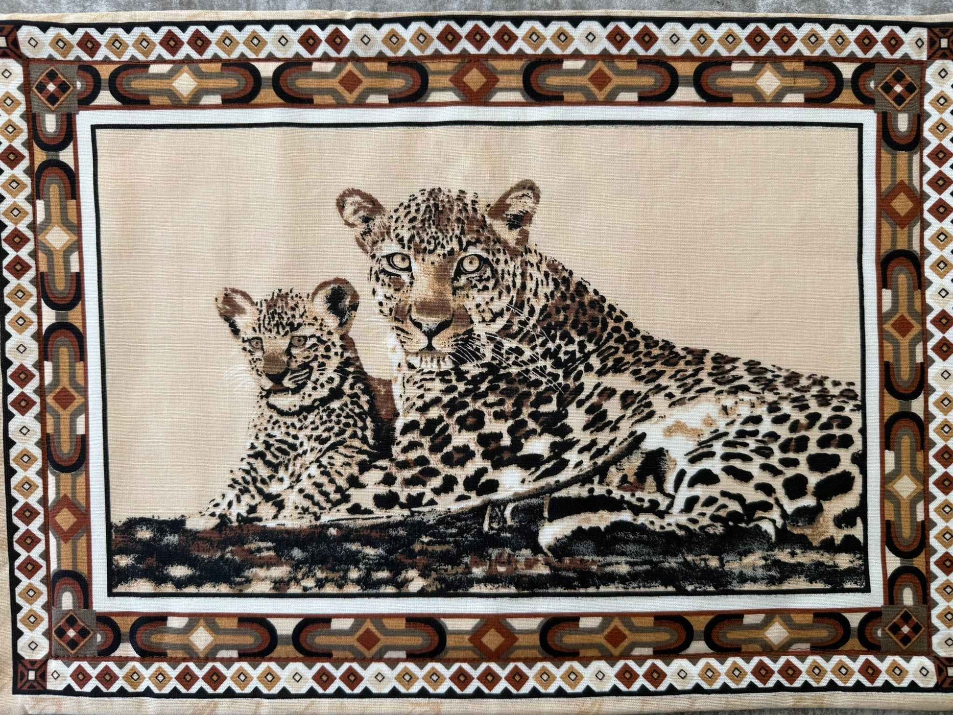 African Animals Placemat – Majestic Wildlife Design