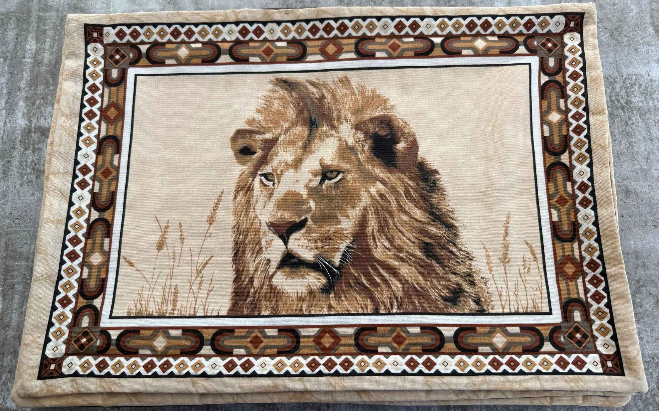 Handcrafted African-Themed Placemats