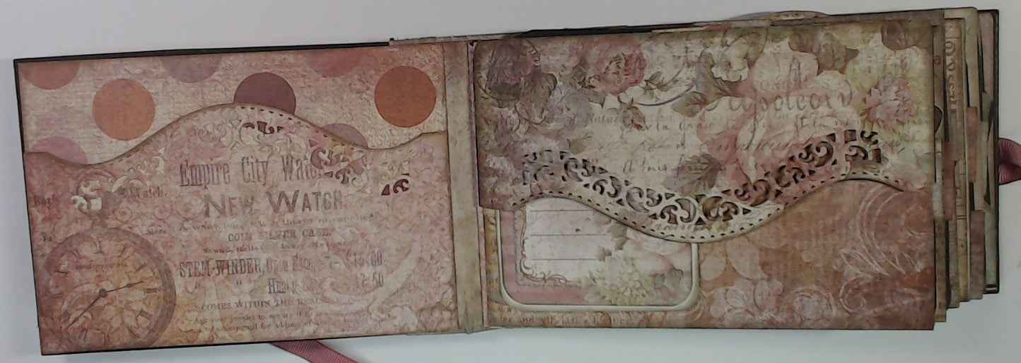 Photo Mini Album in a box - RINA CRAFT CREATIONS