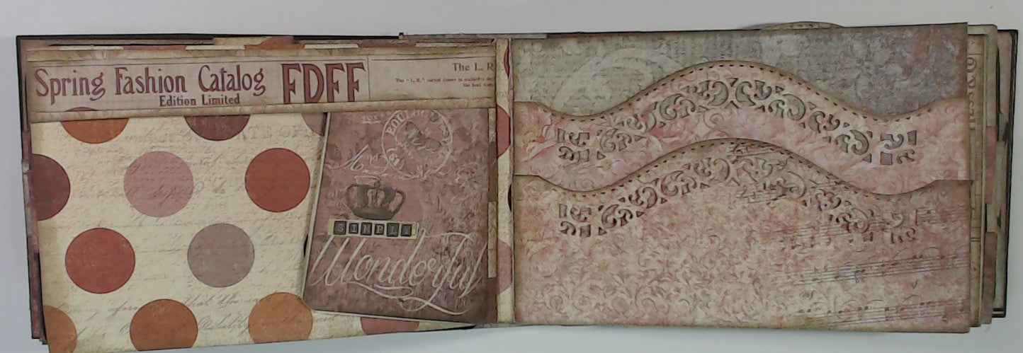 Photo Mini Album in a box - RINA CRAFT CREATIONS