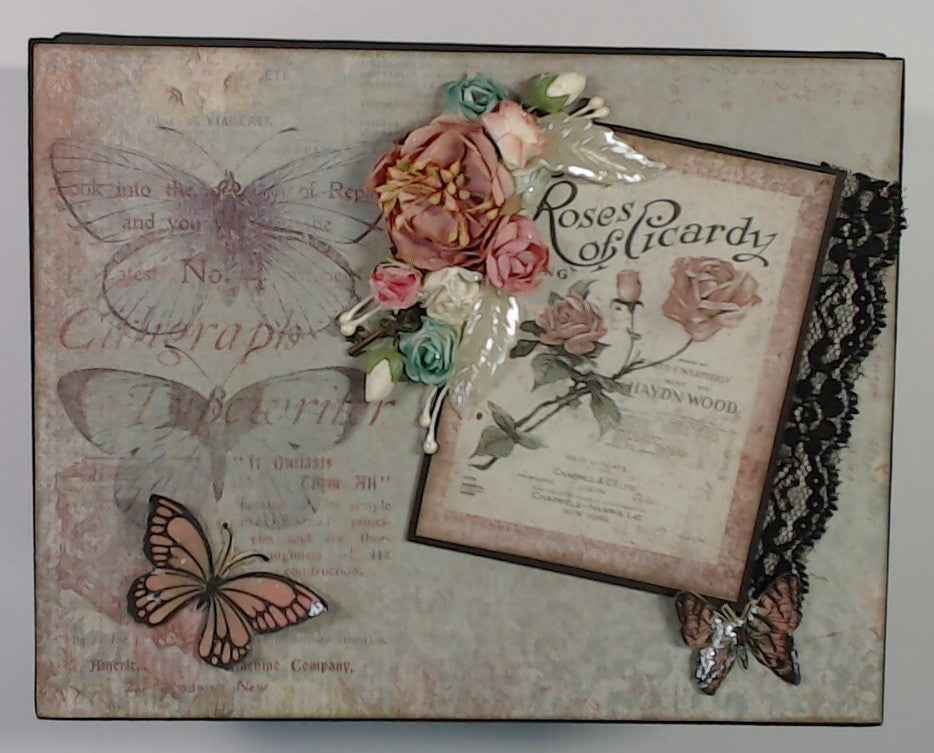 Photo Mini Album in a box - RINA CRAFT CREATIONS