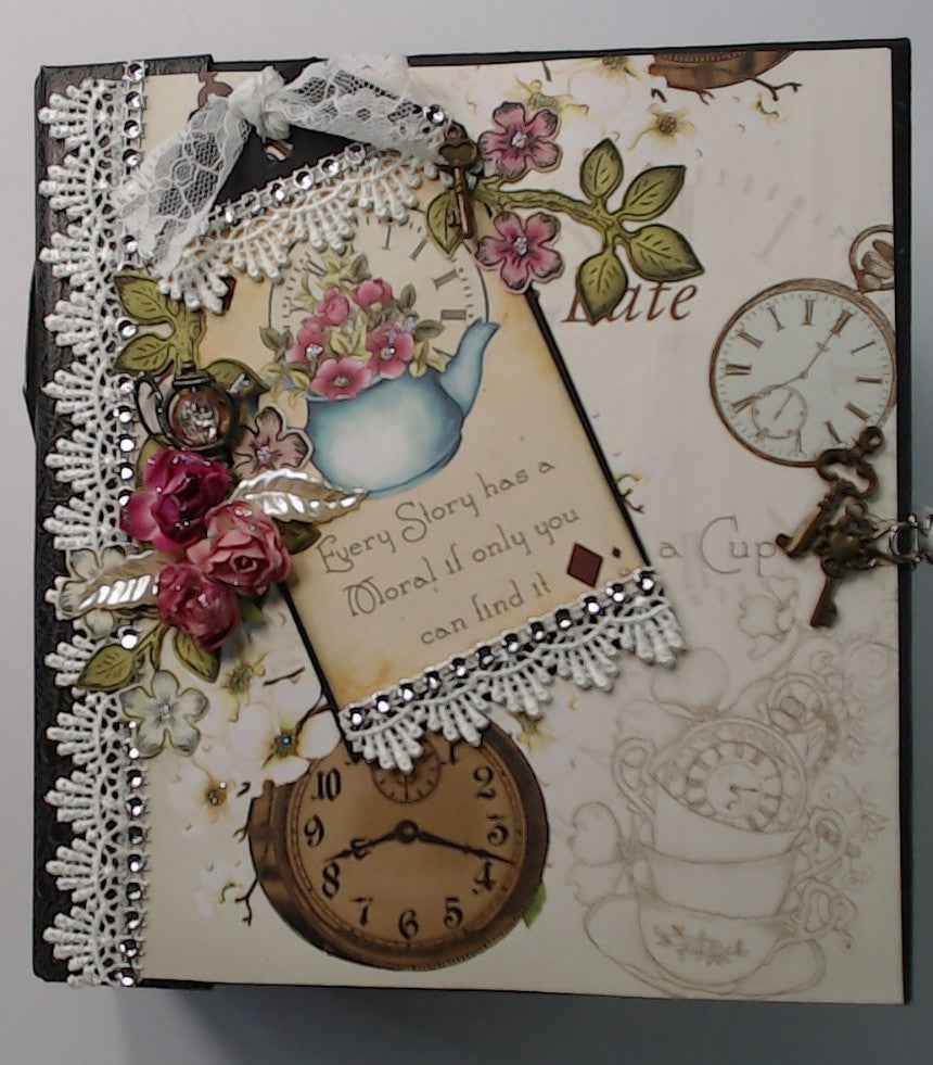 Photo Mini Album Box for Cherished Memories - RINA CRAFT CREATIONS