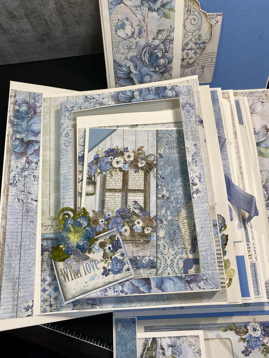 Christmas photo mini album