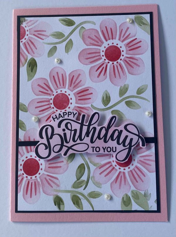 Birthday Greeting Card - Unique Touch for Celebrating Special Moments - RINA CRAFT CREATIONS