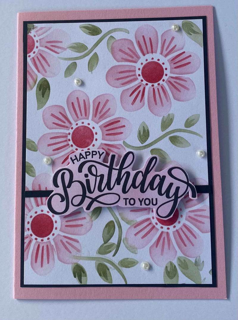 Birthday Greeting Card - Unique Touch for Celebrating Special Moments - RINA CRAFT CREATIONS