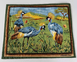 PLACE MATE SET OF 8 with green backing