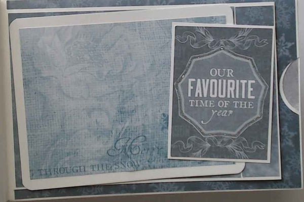 Photo Mini Album Christmas - Perfect Keepsake for Your Holiday Memories - RINA CRAFT CREATIONS