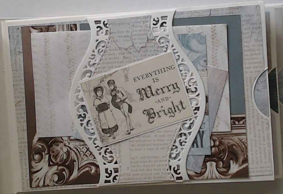 Photo Mini Album Christmas - Perfect Keepsake for Your Holiday Memories - RINA CRAFT CREATIONS