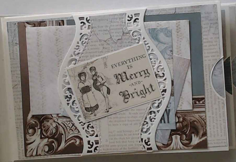 Photo Mini Album Christmas - Perfect Keepsake for Your Holiday Memories - RINA CRAFT CREATIONS