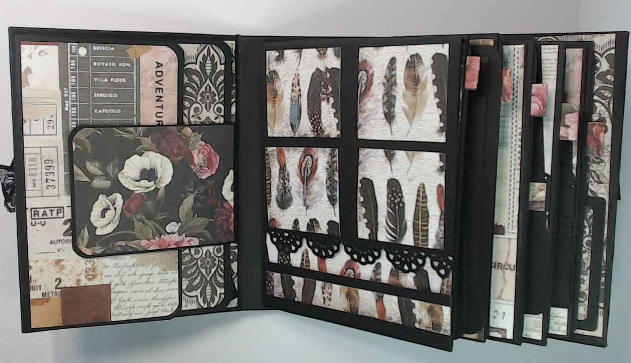 Photo Mini Album Box for Cherished Memories - RINA CRAFT CREATIONS