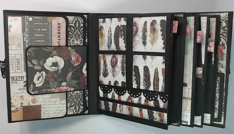 Photo Mini Album Box for Cherished Memories - RINA CRAFT CREATIONS