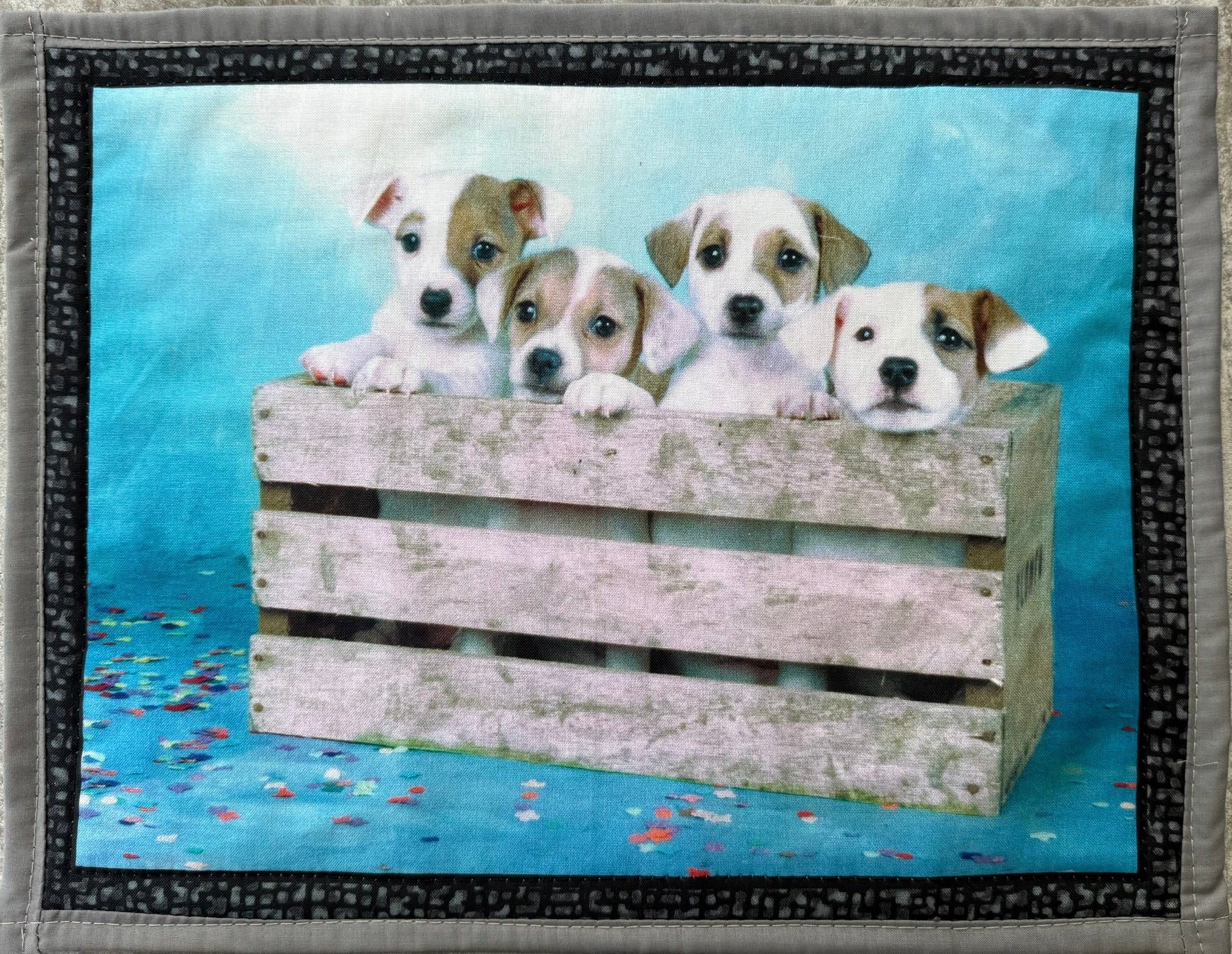 Adorable Puppies Placemat – Cozy & Cute Table Decor