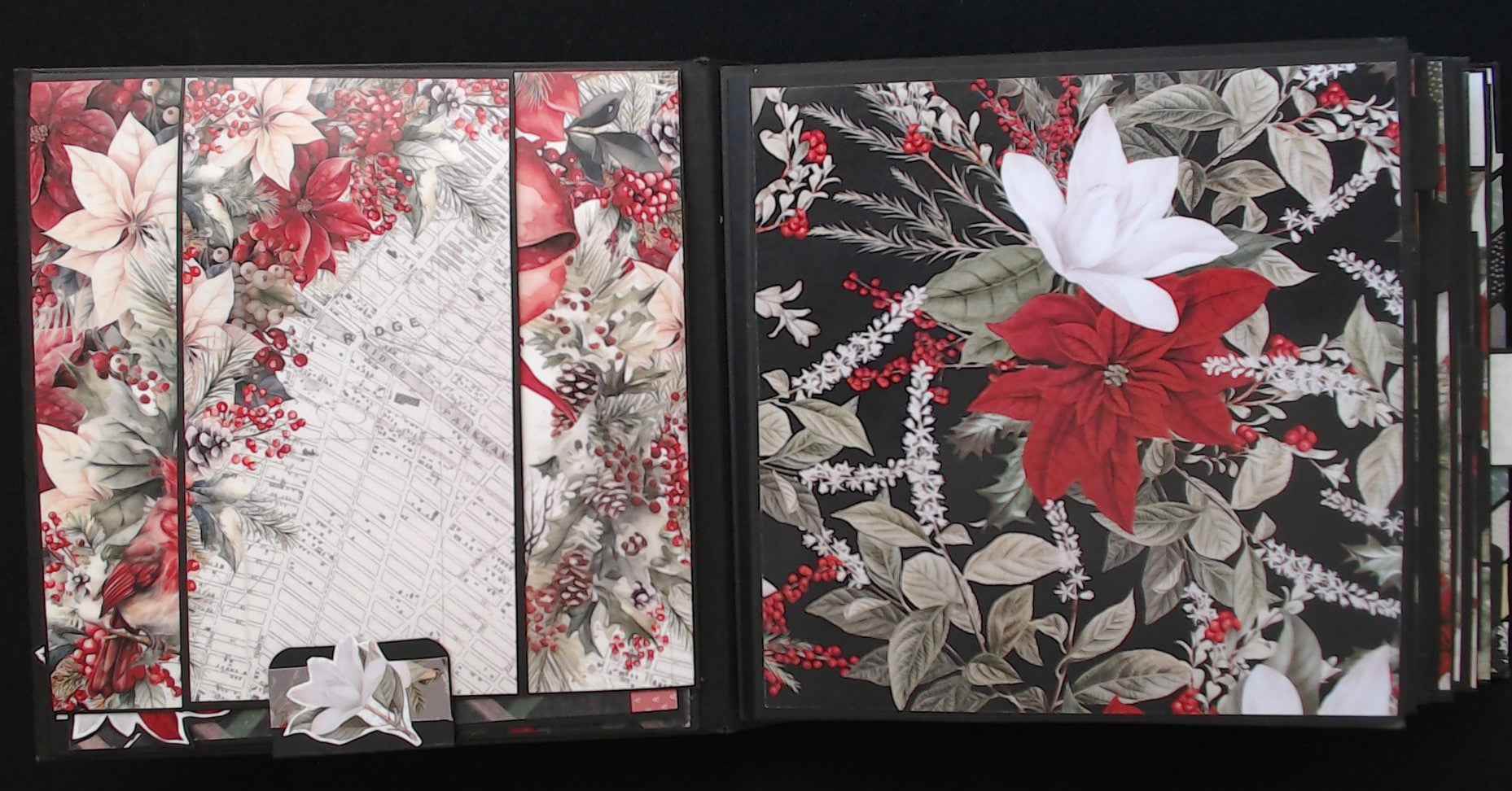 Christmas Photo Mini Album - Festive Photo Memories for Your Holiday Season - RINA CRAFT CREATIONS