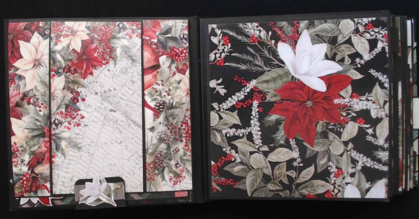 Christmas Photo Mini Album - Festive Photo Memories for Your Holiday Season - RINA CRAFT CREATIONS