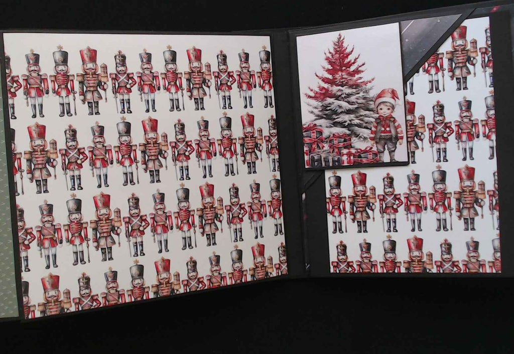 Christmas Photo Mini Album - Festive Photo Memories for Your Holiday Season - RINA CRAFT CREATIONS