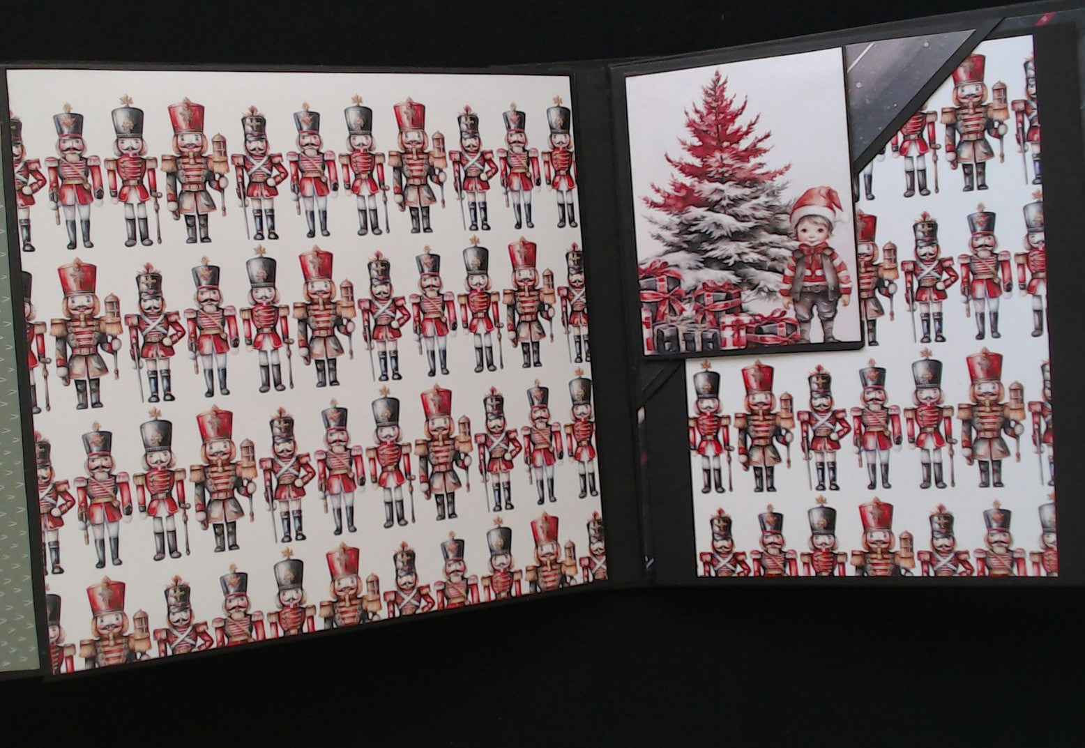 Christmas Photo Mini Album - Festive Photo Memories for Your Holiday Season - RINA CRAFT CREATIONS