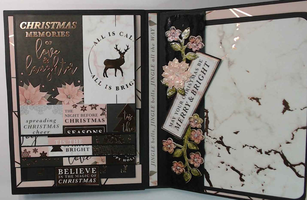 Photos Album Pink Christmas Photo Album - RINA CRAFT CREATIONS