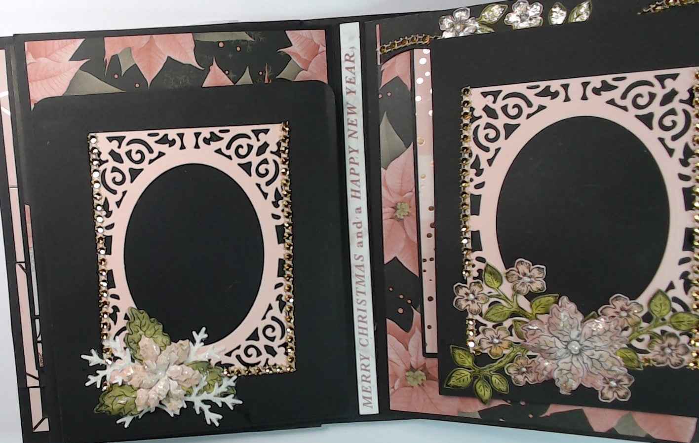 Photos Album Pink Christmas Photo Album - RINA CRAFT CREATIONS