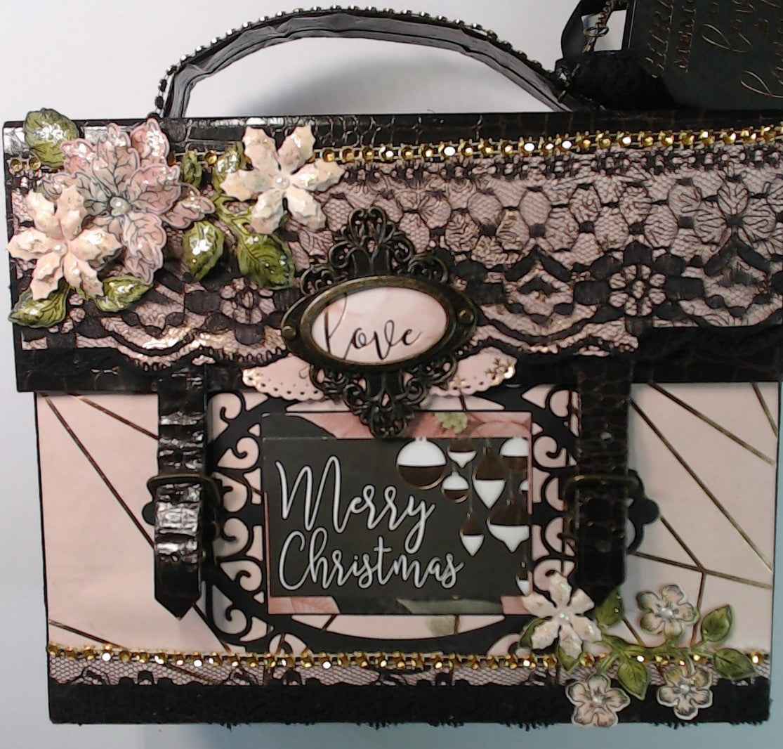 Photos Album Pink Christmas Photo Album - RINA CRAFT CREATIONS