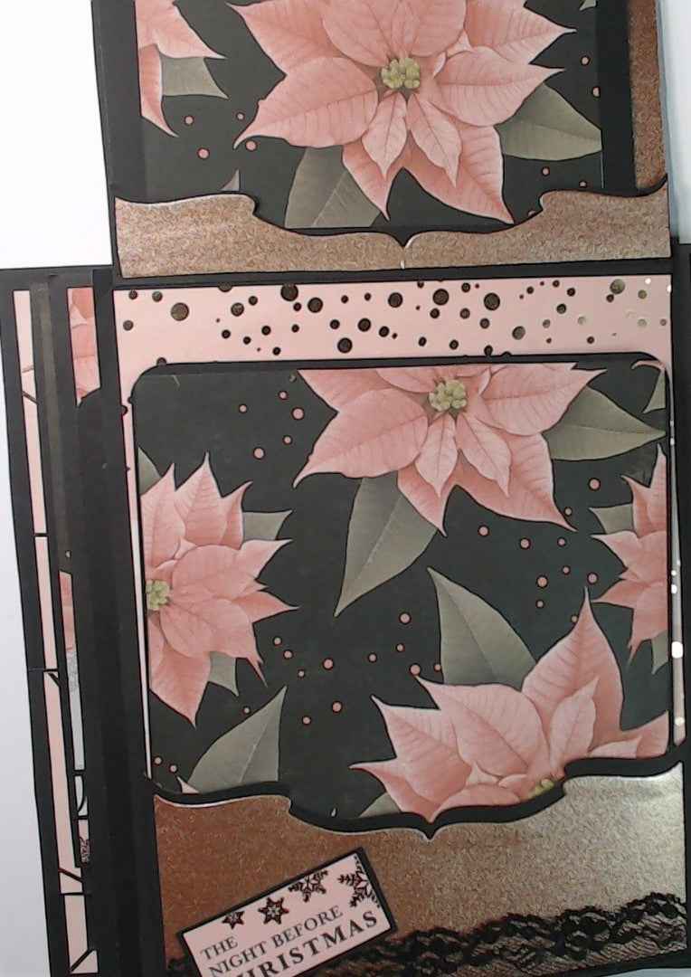 Photos Album Pink Christmas Photo Album - RINA CRAFT CREATIONS