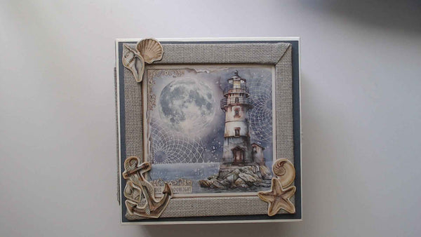 Photo Mini Album 8x8 inch - 20x20cm Memories Keeper for Special Moments - RINA CRAFT CREATIONS