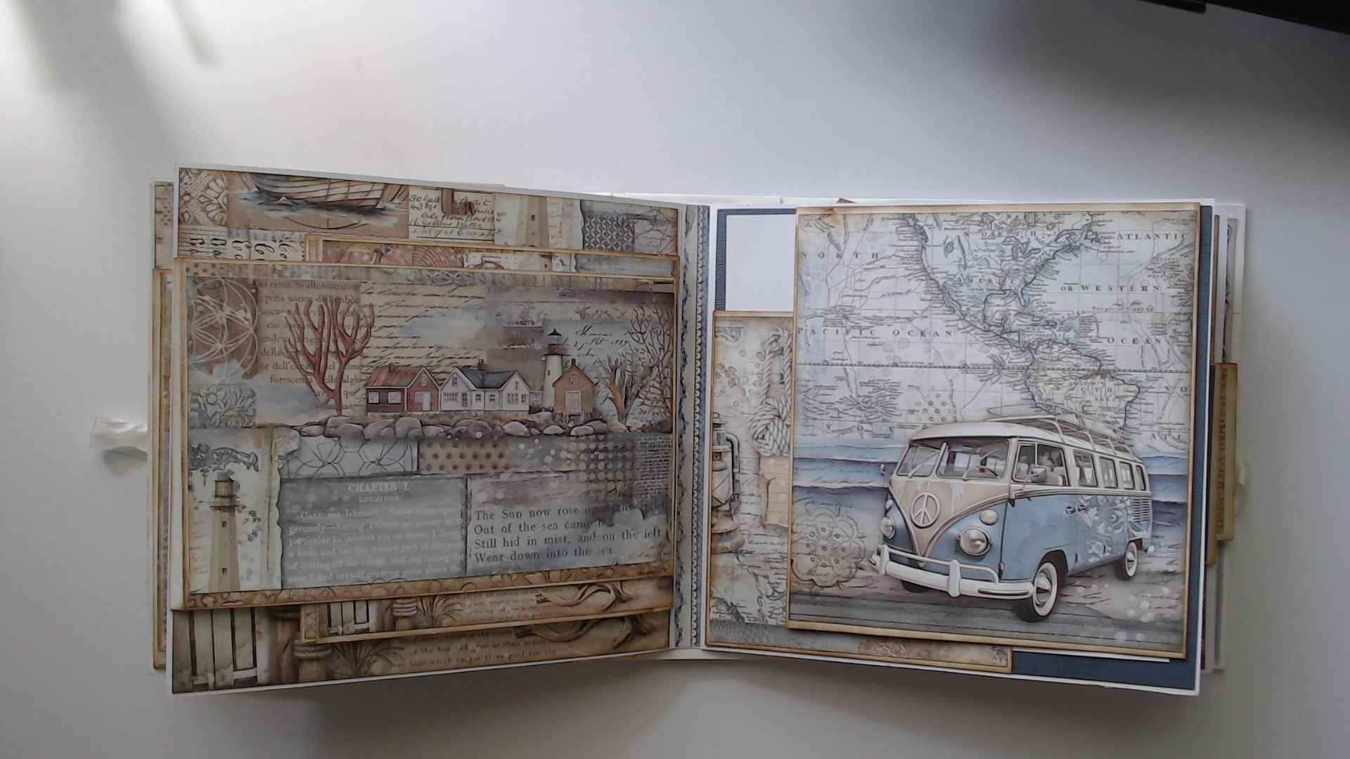 Photo Mini Album 8x8 inch - 20x20cm Memories Keeper for Special Moments - RINA CRAFT CREATIONS