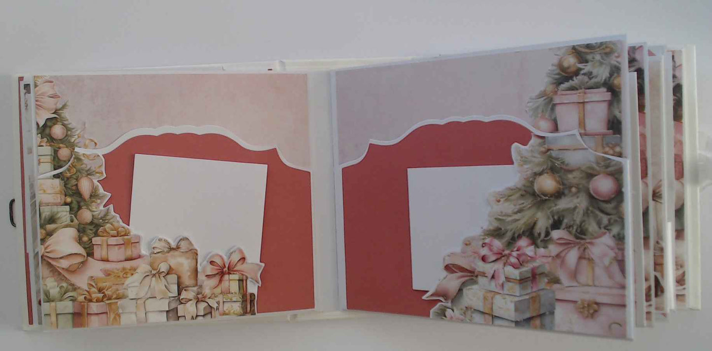 Photo Mini Album 6.5x6.5 inches for Preserving Memories and Keepsakes - RINA CRAFT CREATIONS