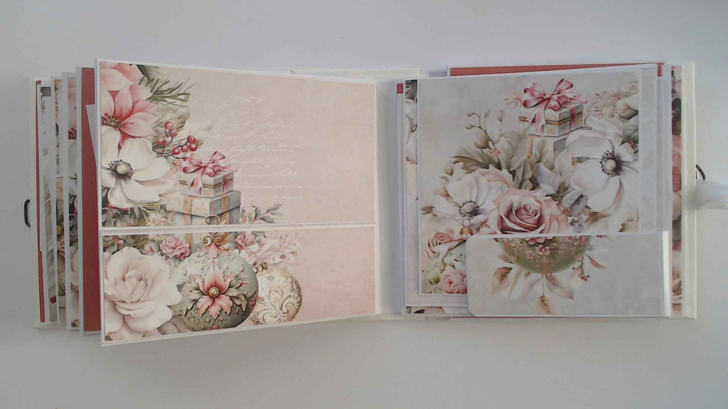 Photo Mini Album 6.5x6.5 inches for Preserving Memories and Keepsakes - RINA CRAFT CREATIONS