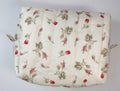 Make up bag  Rose with red or green lining
