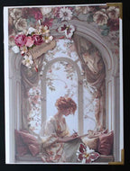 Mini Album 6 3/8 x 8 5/8 Book lovers