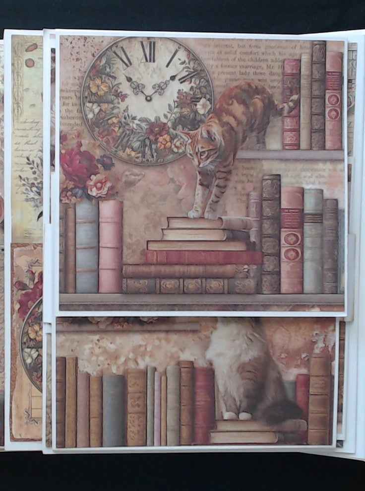 Mini Album 6 3/8 x 8 5/8 Book lovers