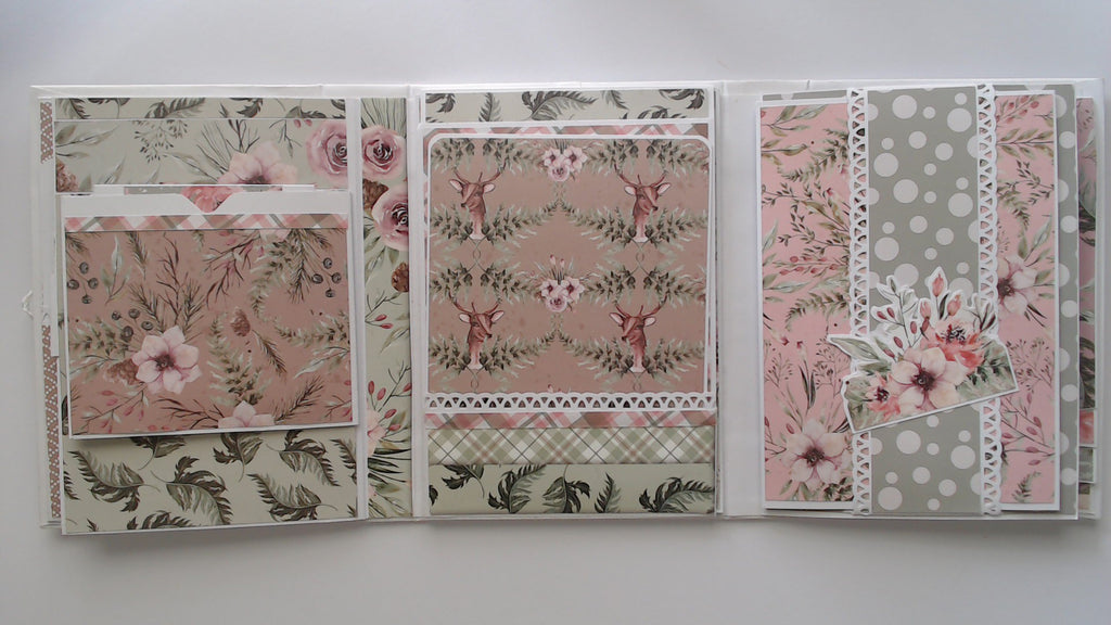 Photo Folio - Christmas Pink/Green