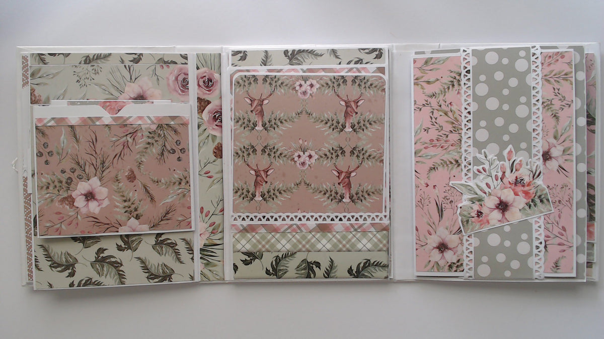 Photo Folio - Christmas Pink/Green